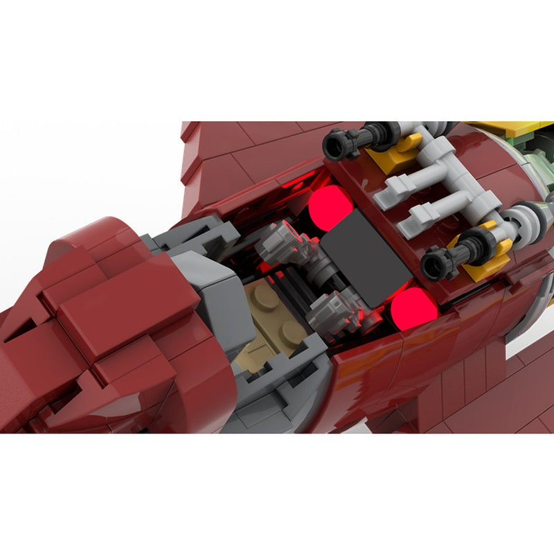 Dark Force Apprentice Starfighter Building Kit | LEGO-Compatible MOC - 6