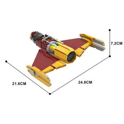 Dark Force Apprentice Starfighter Building Kit | LEGO-Compatible MOC - 7