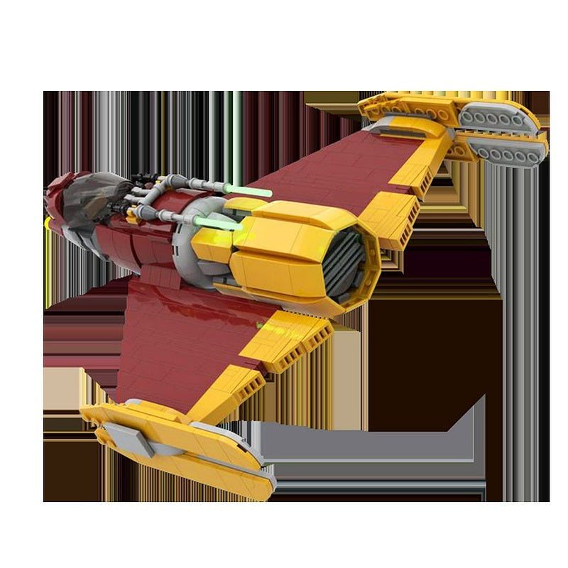 Dark Force Apprentice Starfighter MOC Spacecraft Building Kit - 3