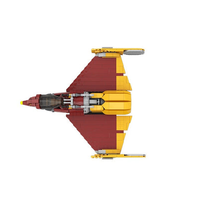 Dark Force Apprentice Starfighter MOC Spacecraft Building Kit - 4