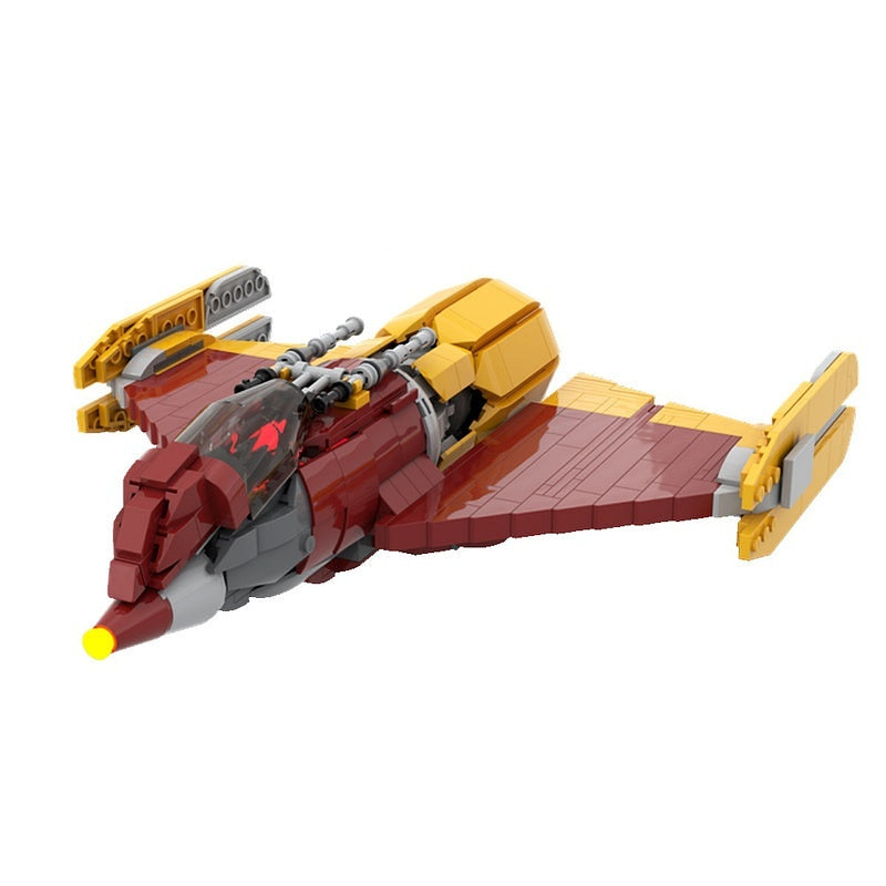 Dark Force Apprentice Starfighter MOC Spacecraft Building Kit - 5