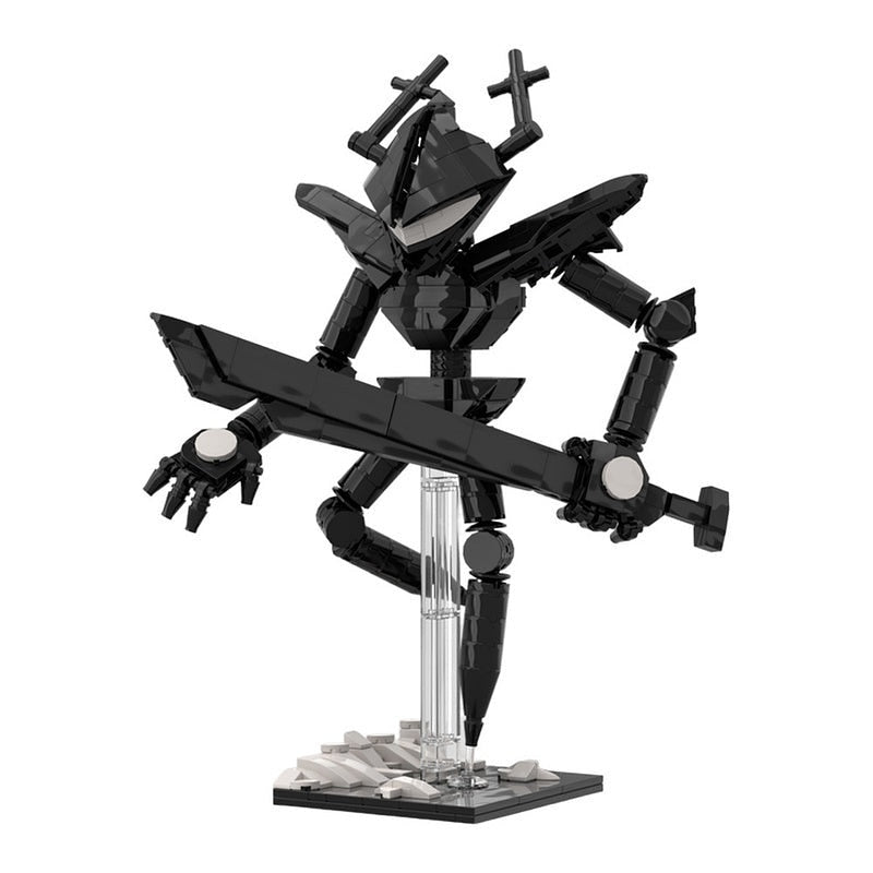 Dark Fountain Knight MOC Fantasy Character Building Kit - 1