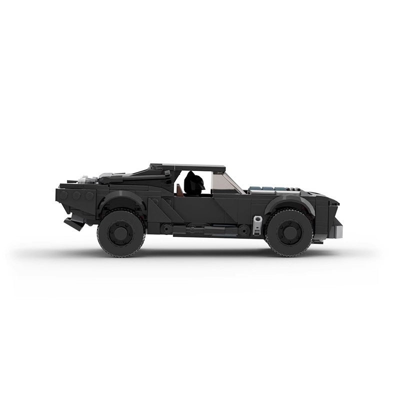 Dark Hero Armored Vigilante Supercar Building Kit | LEGO-Compatible MOC - 2