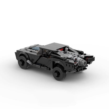 Dark Hero Armored Vigilante Supercar Building Kit | LEGO-Compatible MOC - 3
