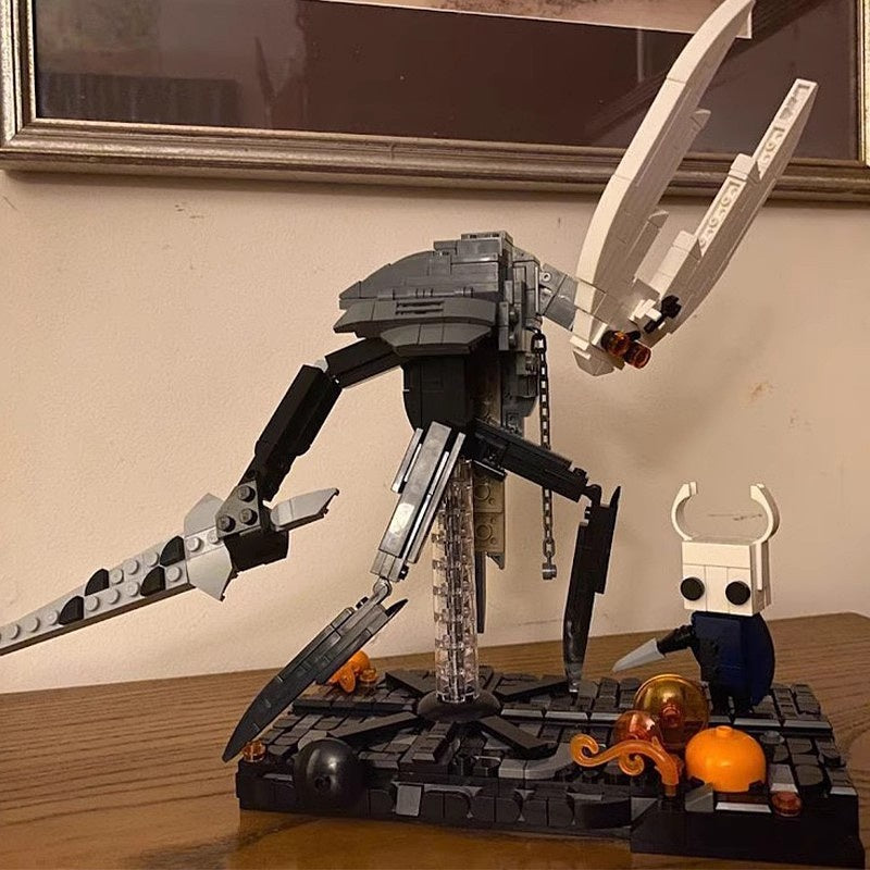 Dark Insect Knight Boss Battle Scene Building Kit | LEGO-Compatible MOC - 1