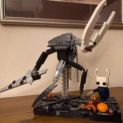 Dark Insect Knight Boss Battle Scene Building Kit | LEGO-Compatible MOC - 1