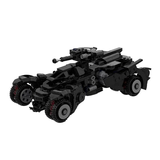 Dark Knight Arkham Vigilante Tactical Supercar Building Kit | LEGO-Compatible MOC - 1