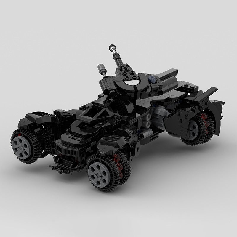 Dark Knight Arkham Vigilante Tactical Supercar Building Kit | LEGO-Compatible MOC - 2