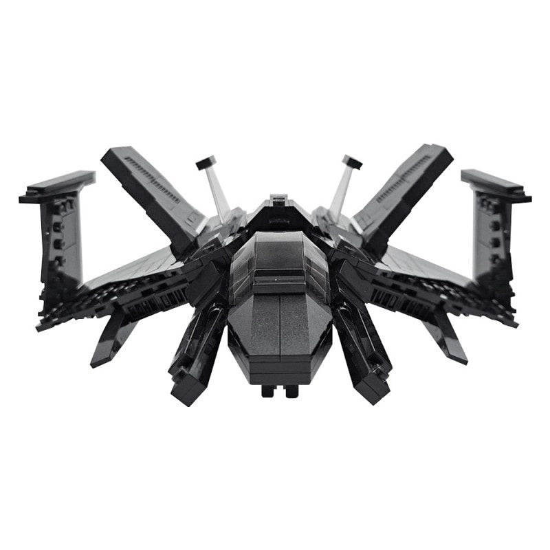 Dark Knight Stealth Aircraft Building Kit | LEGO-Compatible MOC - 4