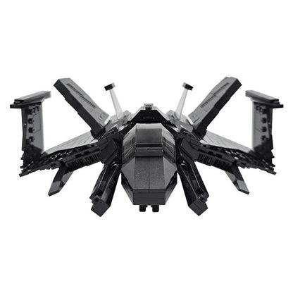 Dark Knight Stealth Aircraft Building Kit | LEGO-Compatible MOC - 4