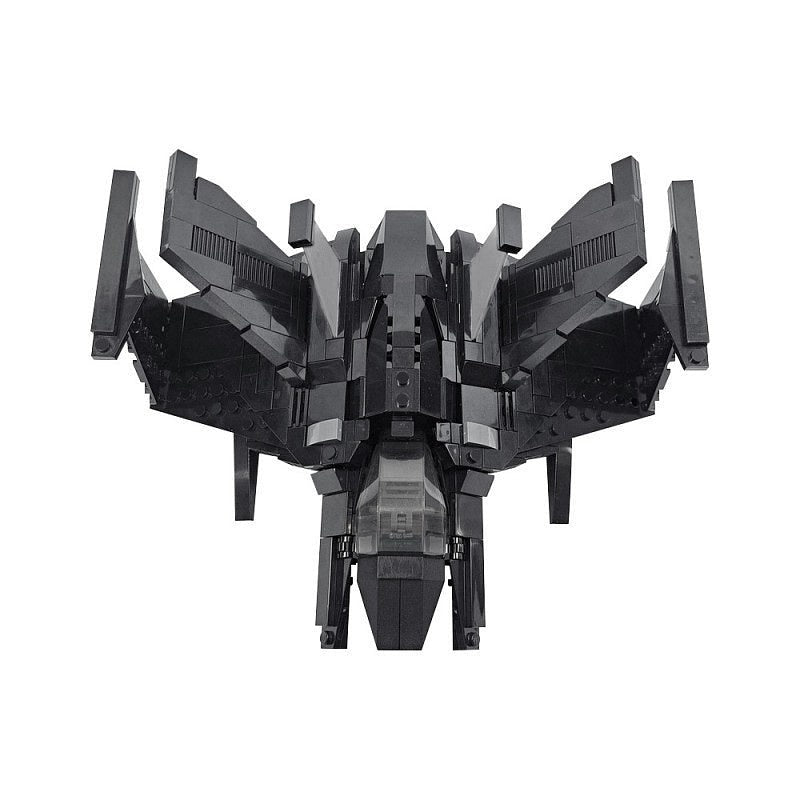 Dark Knight Style Stealth Aircraft MOC Building Kit - 2