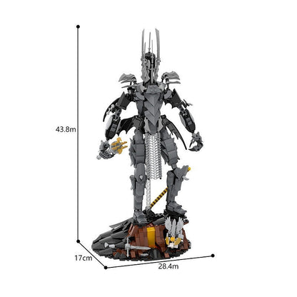 Dark Lord Armor Character MOC Figure Building Kit - 5