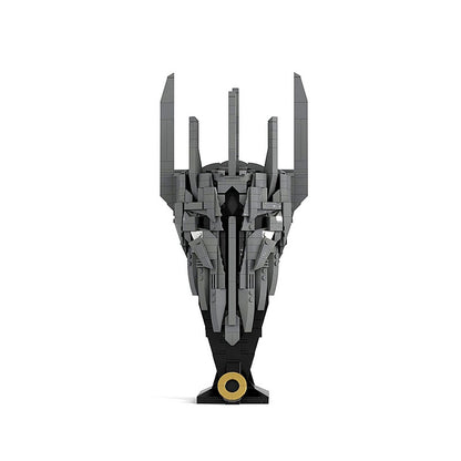 Dark Lord Fantasy Helmet Building Kit | LEGO-Compatible MOC - 5