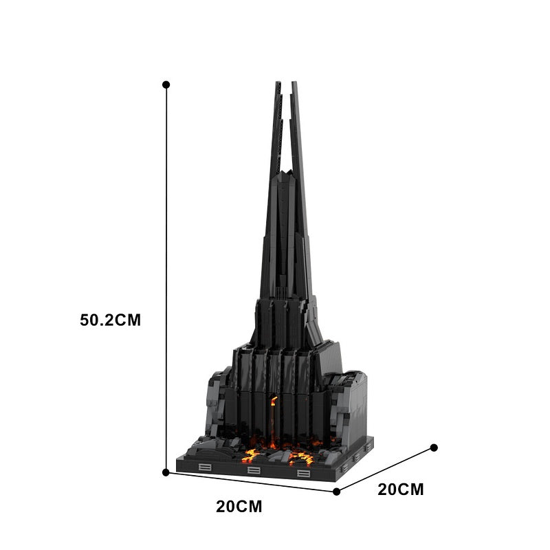 Dark Lord Volcanic Fortress Building Kit | LEGO-Compatible MOC - 6