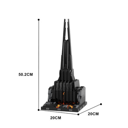 Dark Lord Volcanic Fortress Building Kit | LEGO-Compatible MOC - 6