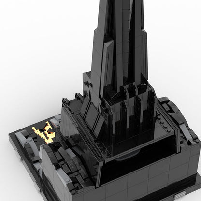Dark Lord Volcanic Fortress MOC Building Kit | Fantasy Castle Architecture - 5