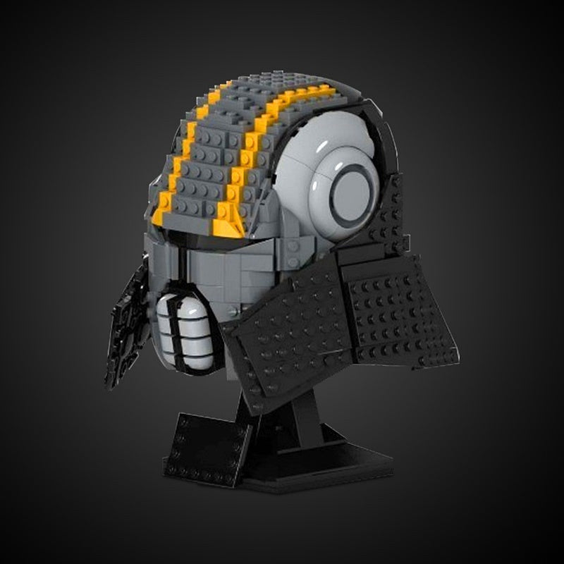 Dark Space Apprentice Helmet MOC Sci-Fi Character Building Kit - 4
