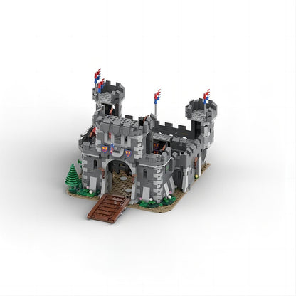 Dark Stone Medieval Castle MOC Fortress Building Kit - 1
