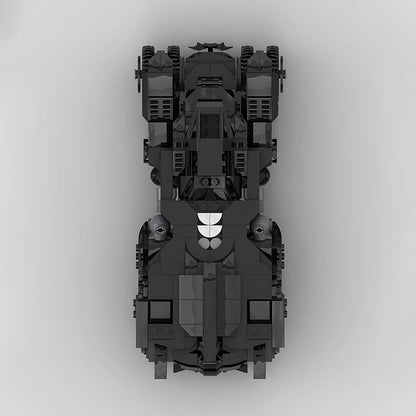 Dark Tactical Supercar MOC Building Kit | Futuristic Vehicle Model - 3