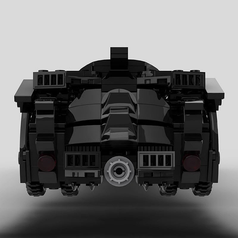 Dark Tactical Supercar MOC Building Kit | Futuristic Vehicle Model - 5