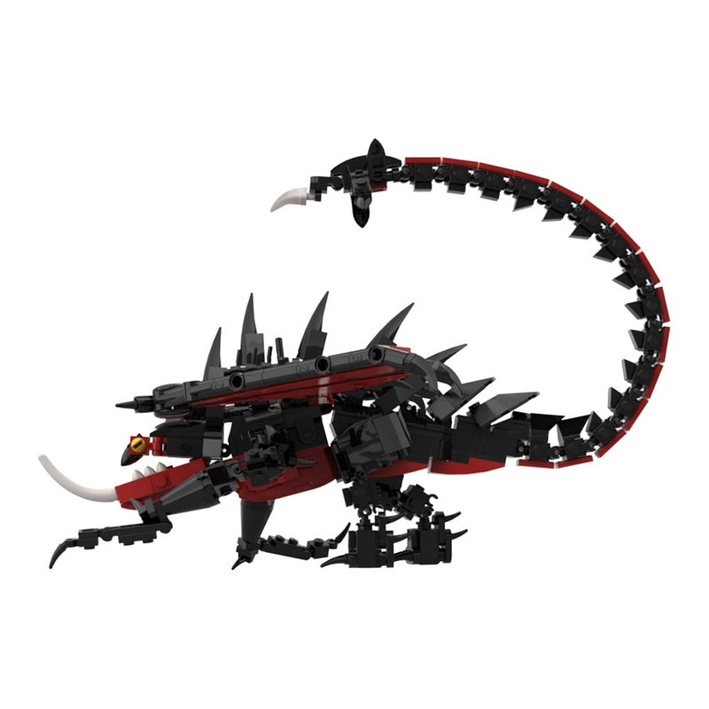 Dark Wing Venom Dragon Building Kit | LEGO-Compatible MOC - 4