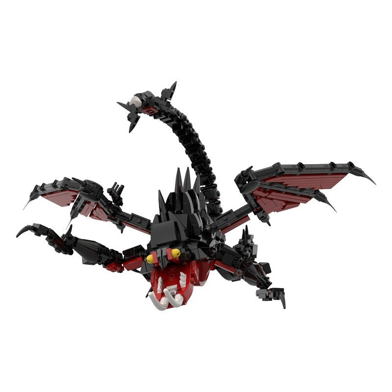 Dark Wing Venom Dragon MOC Building Kit | Fantasy Creature Model - 1