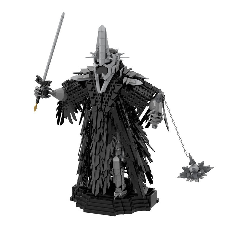 Dark Wraith King Armored Fantasy Figure MOC Building Kit - 5