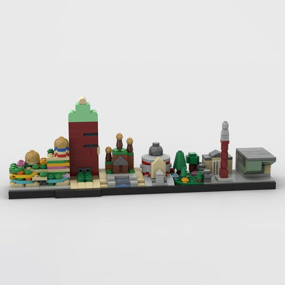 Darmstadt Germany Skyline MOC Architecture Building Kit - 2