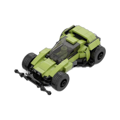 DASH Cannonball MOC Racing Car Building Kit | 8 Stud Wide Vehicle - 4