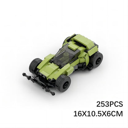 DASH Cannonball MOC Racing Car Building Kit | 8 Stud Wide Vehicle - 5