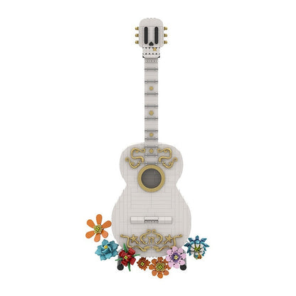 Day Of The Dead Festival Guitar MOC Building Kit | Decorative Music Model - 2