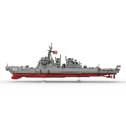 DDG 51 Arleigh Burke Building Kit | Flight I version | LEGO-Compatible MOC - 3