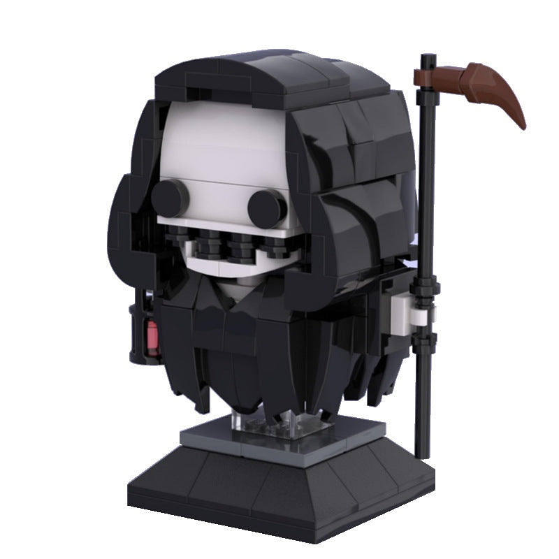 Death God MOC Cube Character Building Kit | Dark Fantasy Figure Model - 3