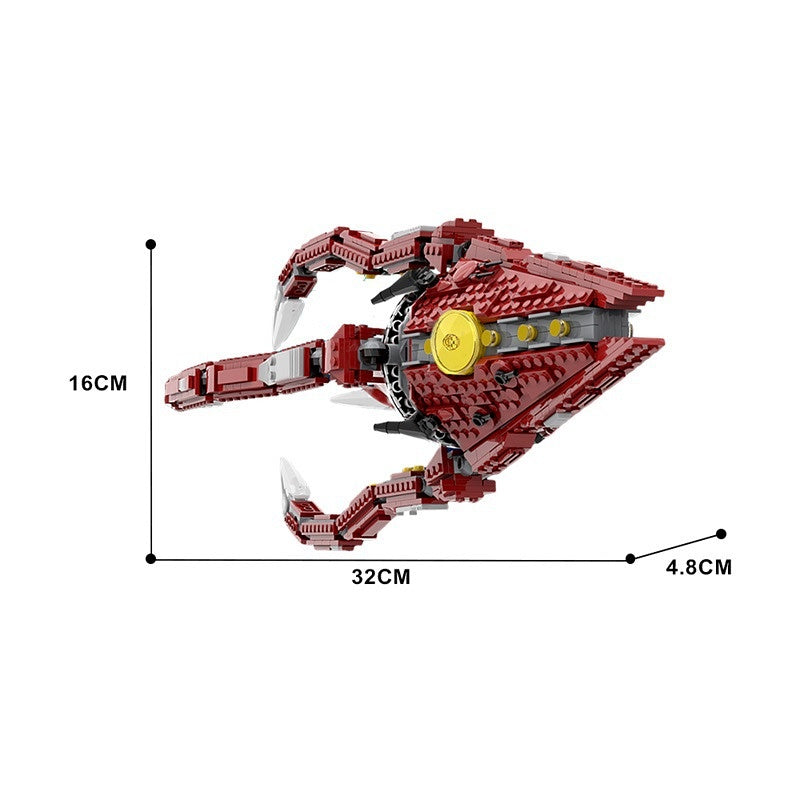 Deep Space Assault Ship Building Kit | LEGO-Compatible MOC - 4