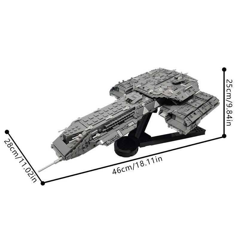 Deep Space Battle Carrier MOC Capital Ship Spacecraft Building Kit - 3