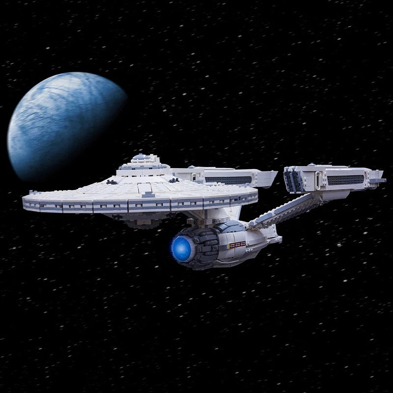Deep Space Exploration Cruiser Building Kit | LEGO-Compatible MOC - 2