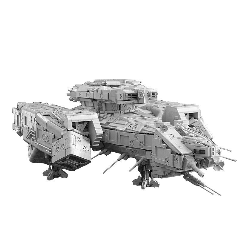 Deep Space Hauler Cargo Spaceship Building Kit | LEGO-Compatible MOC - 3