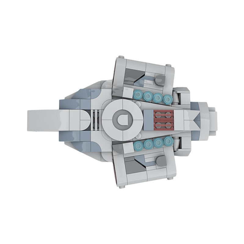 Deep Space Station Escort Ship Building Kit | LEGO-Compatible MOC - 3