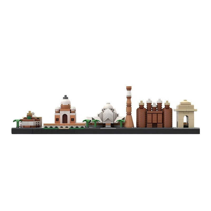 Delhi Skyline Building Kit | India Landmark Model LEGO-Compatible MOC - 2