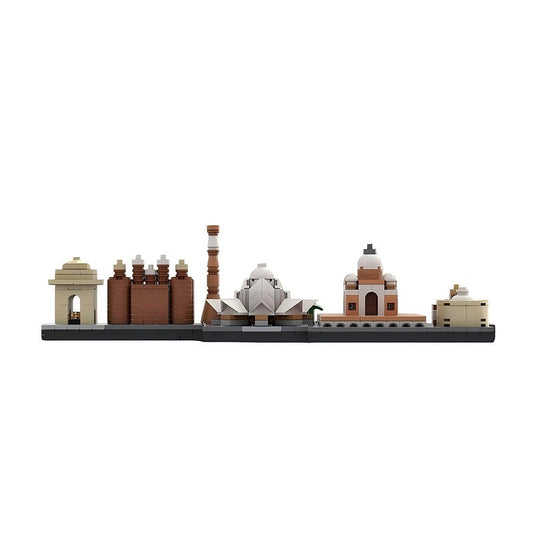 Delhi Skyline MOC Building Kit | India Landmark Architecture Model Set - 1