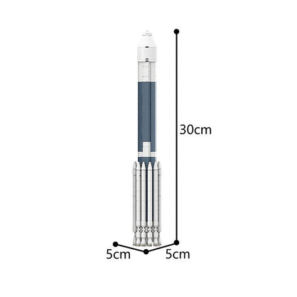 Delta II MER Rover Teal MOC Building Kit | Space Rocket Model - 4