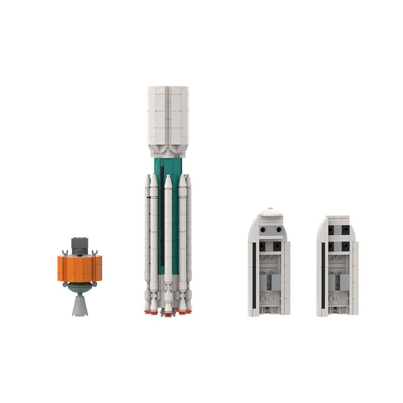 Delta III Rocket MOC Building Kit | 1:110 Scale Launch Vehicle - 3