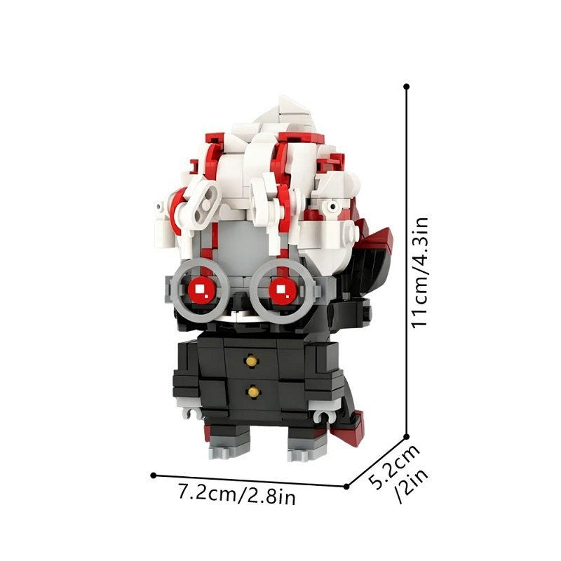Demon Form MOC Cube Character Building Kit | Fantasy Warrior Figure - 2