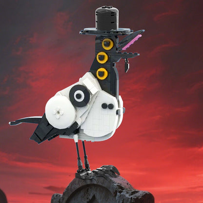 Demonic Magpie Fantasy Bird MOC Building Kit - 2