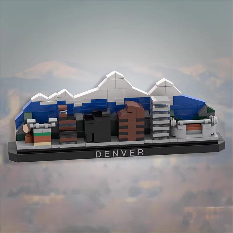 Denver Skyline MOC Building Kit | City Architecture Display Model - 4