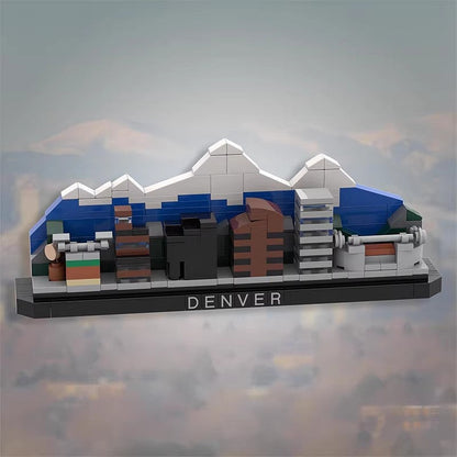 Denver Skyline MOC Building Kit | City Architecture Display Model - 4