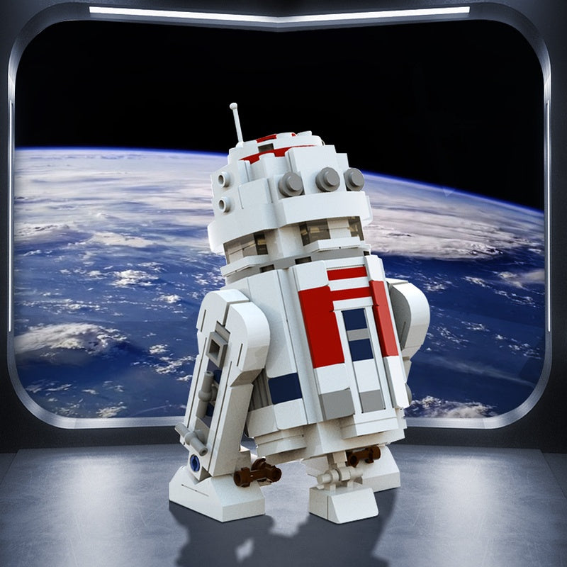 Desert Astromech Robot Building Kit | LEGO-Compatible MOC - 1