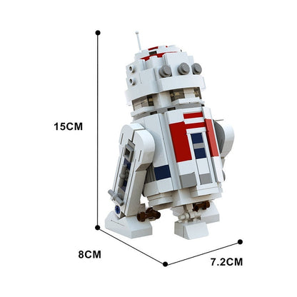 Desert Astromech Robot MOC Building Kit | Sci-Fi Mecha Model - 2