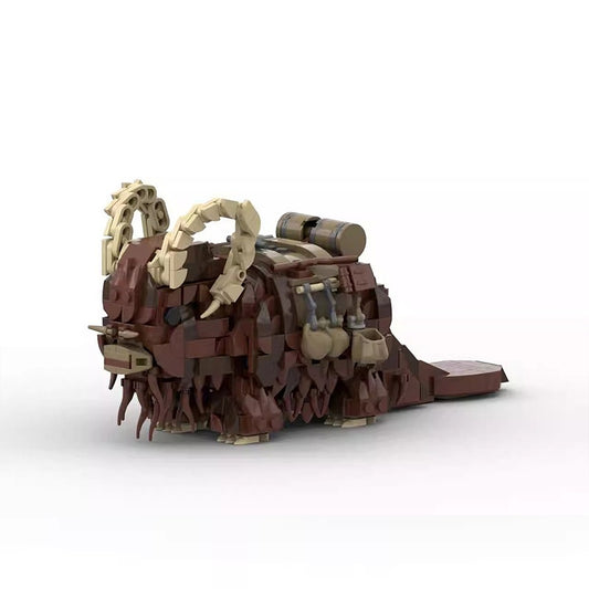 Desert Beast Transport with Nomad Rider Building Kit | LEGO-Compatible MOC - 1