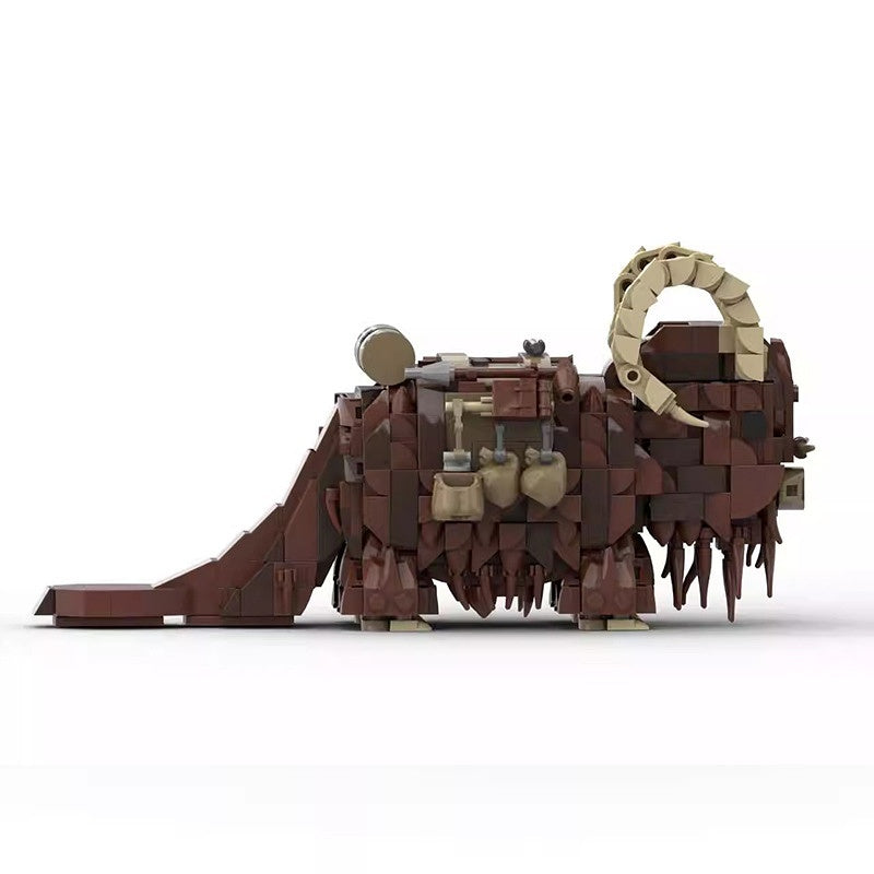Desert Beast Transport with Nomad Rider Building Kit | LEGO-Compatible MOC - 2